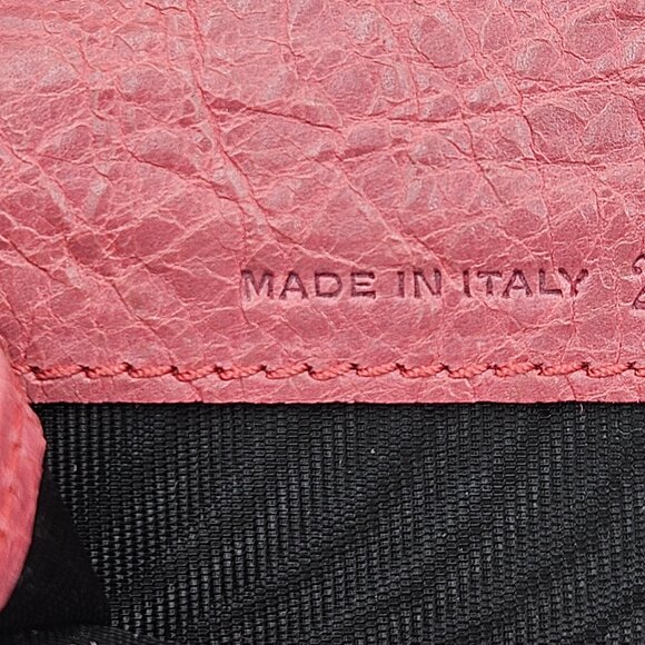 Balenciaga Light Pink Leather Card Holder - Picture 3 of 15